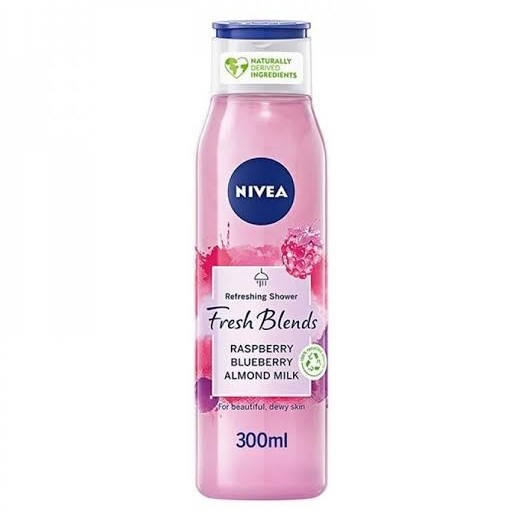 نيفيا سائل استحمام بخلاصة توت البري  وحليب اللوز 300 مل