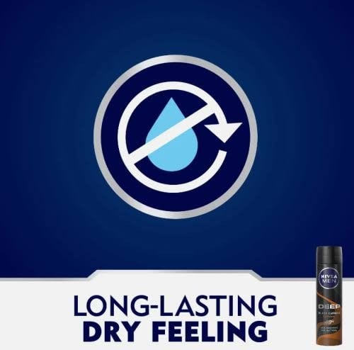 نيفيا مزيل عرق بخاخ للرجال  ديب بلاك كربون اسبرسو 150مل