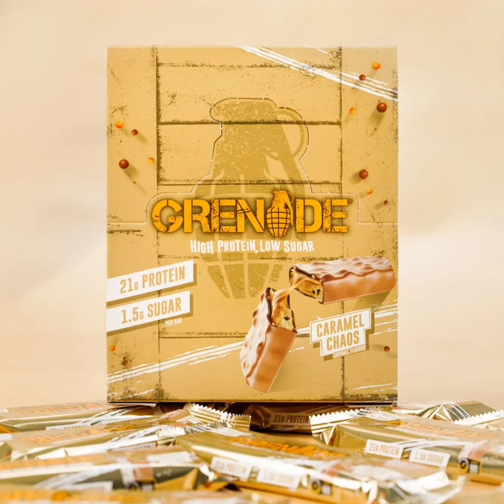 غريناد بار بروتين شوكلاته بالكراميل 60جم