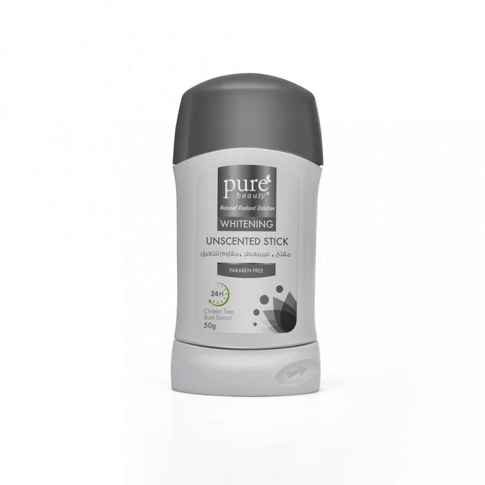 بيور بيوتى استيك مفتح ومقاوم للتعرق غير معطر 50 جم