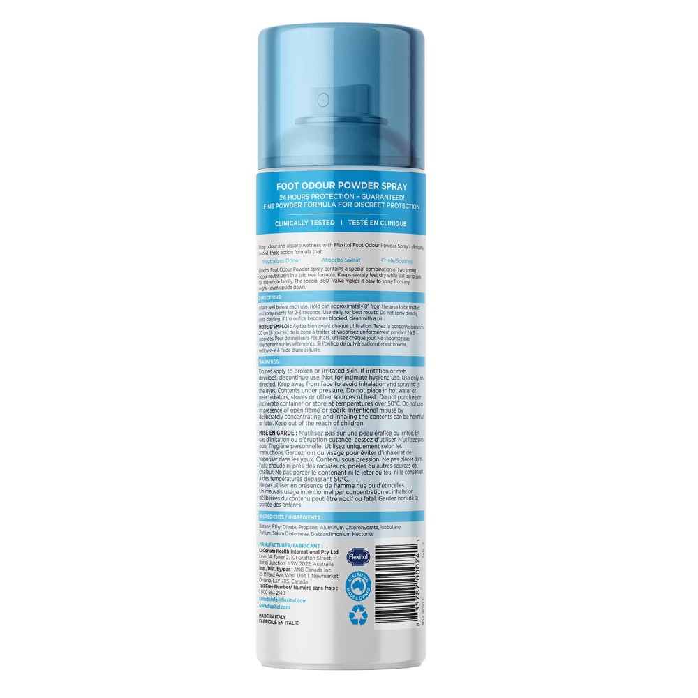 فليكستول بخاخ بودرة معطر للقدم  210 مل