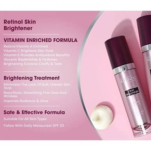 ريتنول كريم يومي لتوحيد لون البشرة بفيتامين أ + سي +اي  30 مل