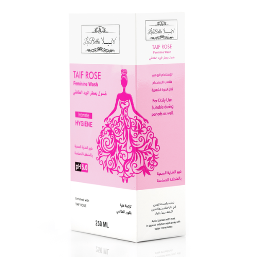 لابيلا غسول نسائي للمناطق الحساسة بعطر الورد الطائفي 250 مل