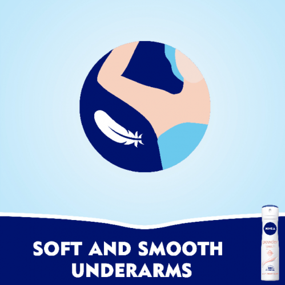 نيفيا مزيل عرق بخاخ للنساء باودر تاتش 150 مل