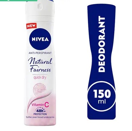 نيفيا مزيل العرق بخاخ للنساء ناتشورال فيرنس 150 مل