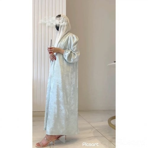 عبايه حرير مغسول بلمعه