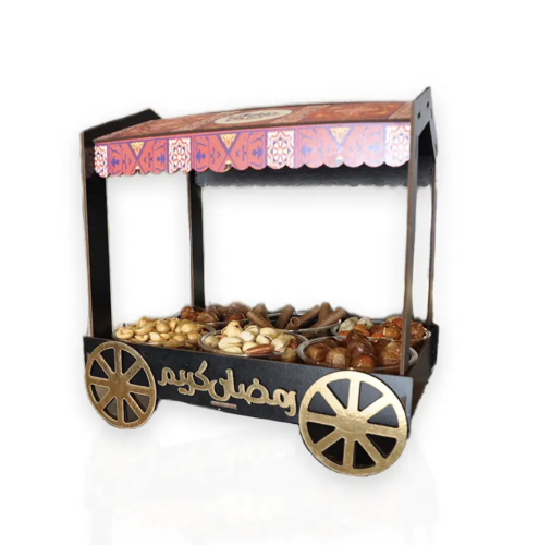 صينية تقديم شكل عربة رمضانية