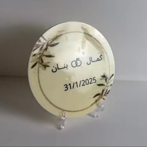 حامل اكريلك للشوكلاته اللوح