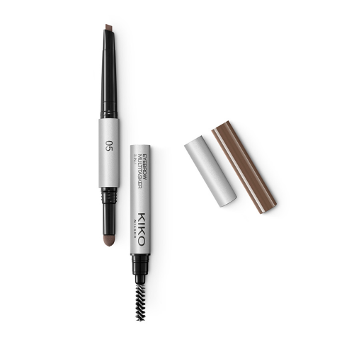 كيكو ميلانو فرشاة وقلم تحديد حواجب وبودرة حواجب 3 في 1 -05