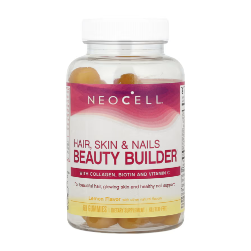 نيوسيل علكات لبناء جمال الشعر والبشرة والاظافر بنكهة الليمون - 60 علكة