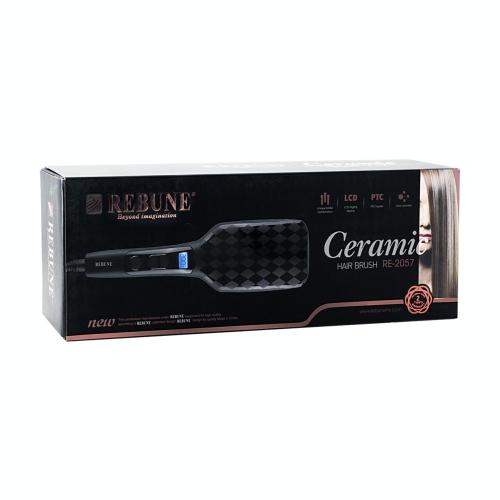 فرشة سيراميك تمليس وتصفيف الشعر ريبون RE-2057