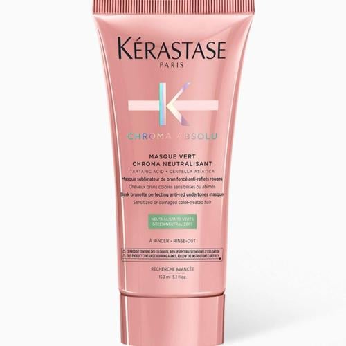 كيراستاس قناع كروما أبسولو لتجديد لون الشعر ومقاومة اللون الأحمر، 150 ملل