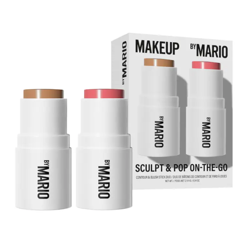 ميك اب باي ماريو طقم احمر الخدود وتحديد الوجه سوفت بوب - لايت ميديم