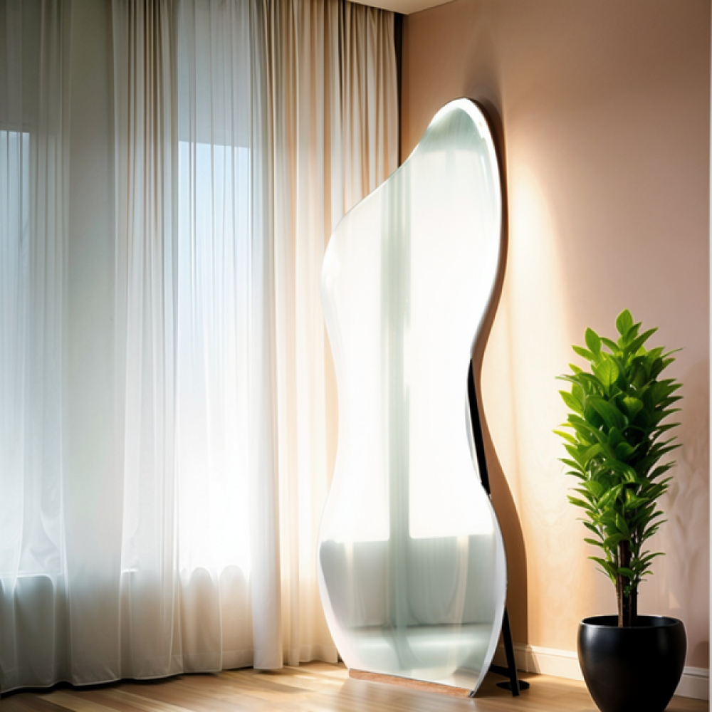 مرايا أرضية أنيقة بتصميم متعرج 150cm