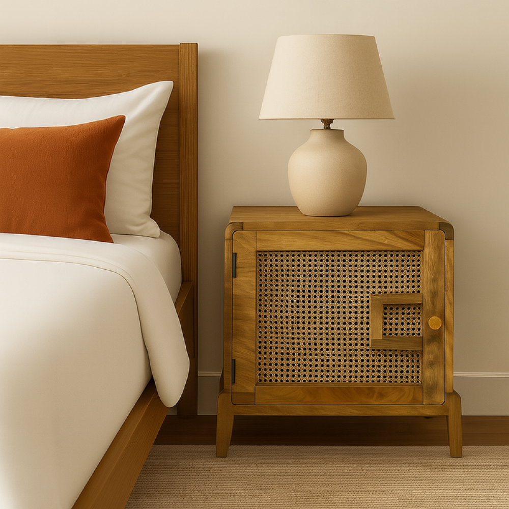 خزانة جانبية خشبية