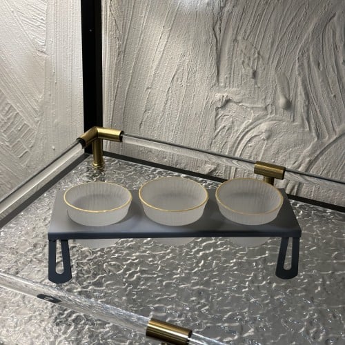 ستاند فناجين - رمادي