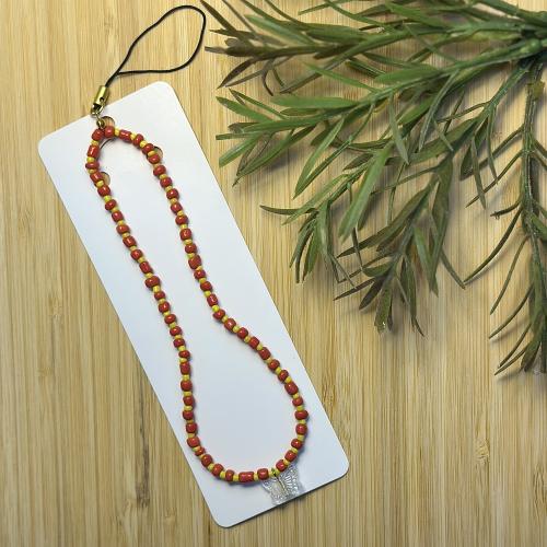 تعليقة جوال - برتقالي واصفر