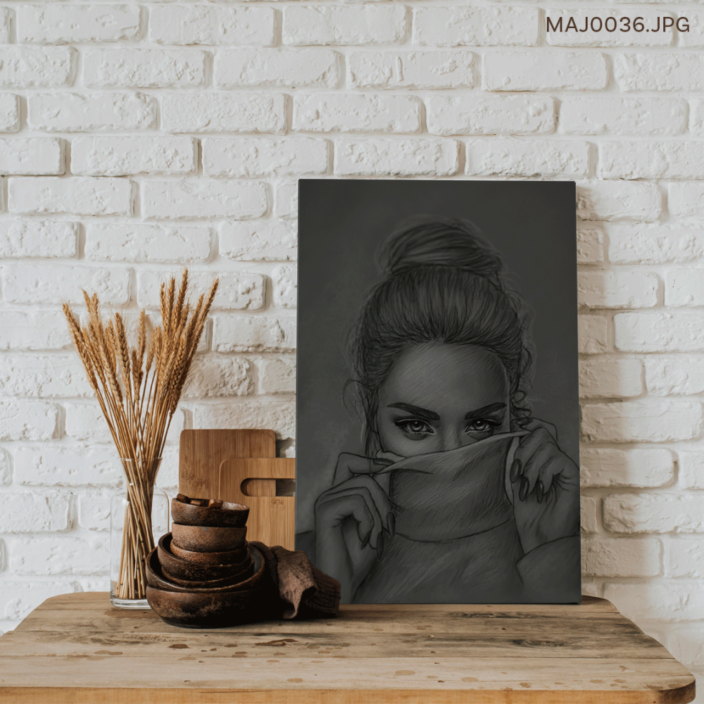 Wooden canvas holder size 175 cm