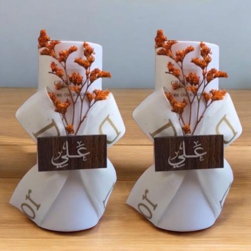توزيعات عطور بديل عود اصفهان (12 قطعة) مع كتابة ال...