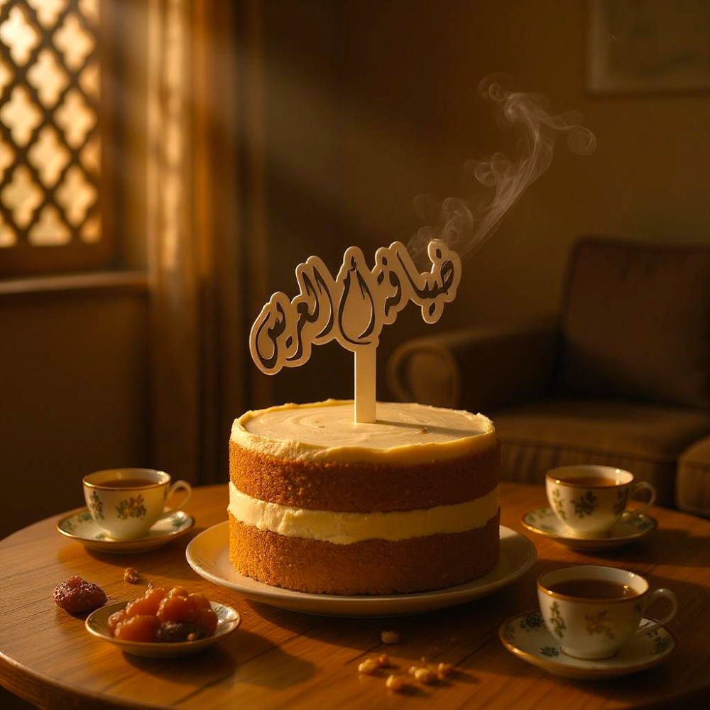 تغريسة الكيك المصنوعة من الاكليريك-ضيافة ام العريس