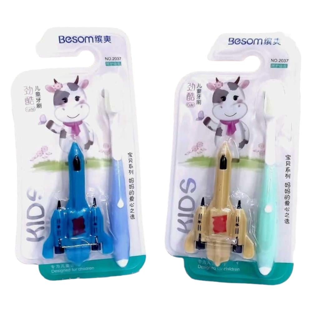 مجموعة 12 من فرش اسنان للأطفال مع لعبة للتوزيعات