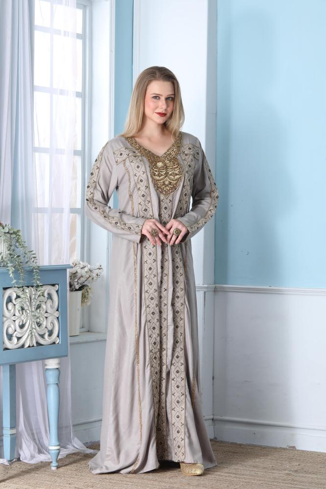 جلابية ستاتي لون موف فاتح