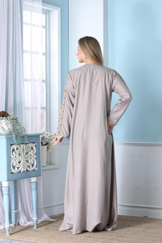 جلابية ستاتي لون موف فاتح