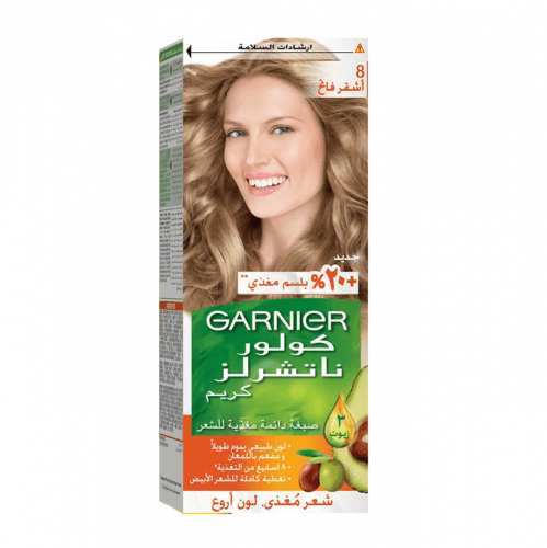 صبغة كولور ناتشرلز دائمه و مغذية للشعر مع بلسم اشق...