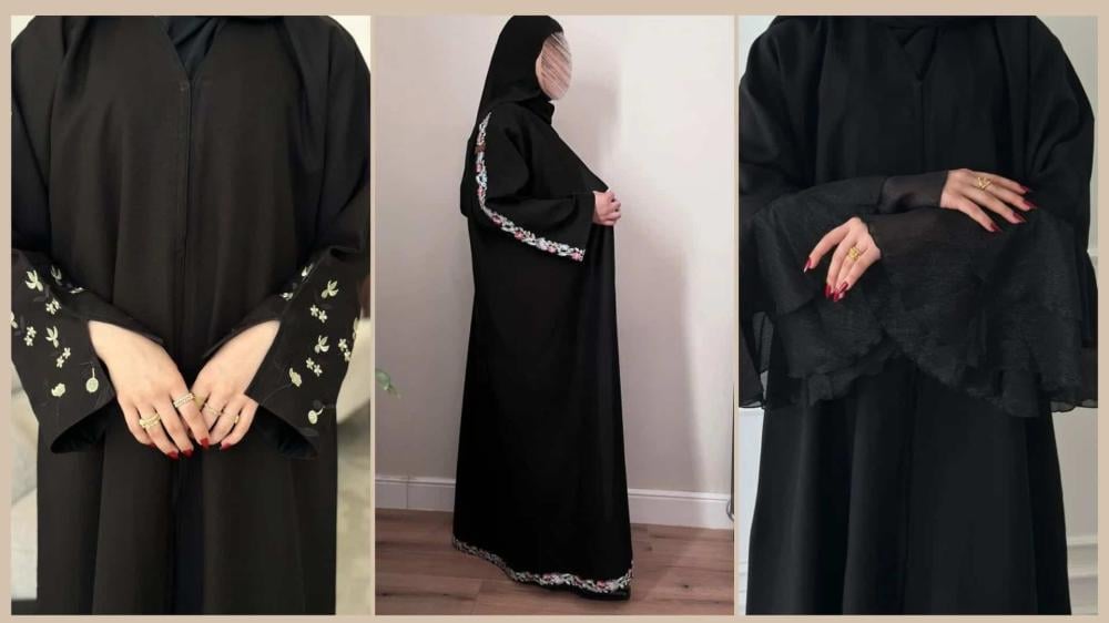 اخر صيحات العبايات الخليجية