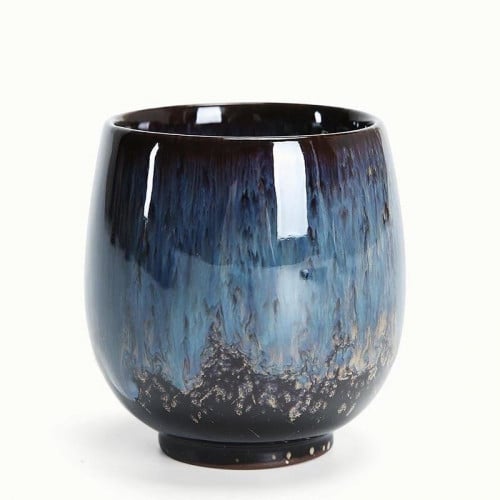 كوب سيراميك ازرق  100 مل