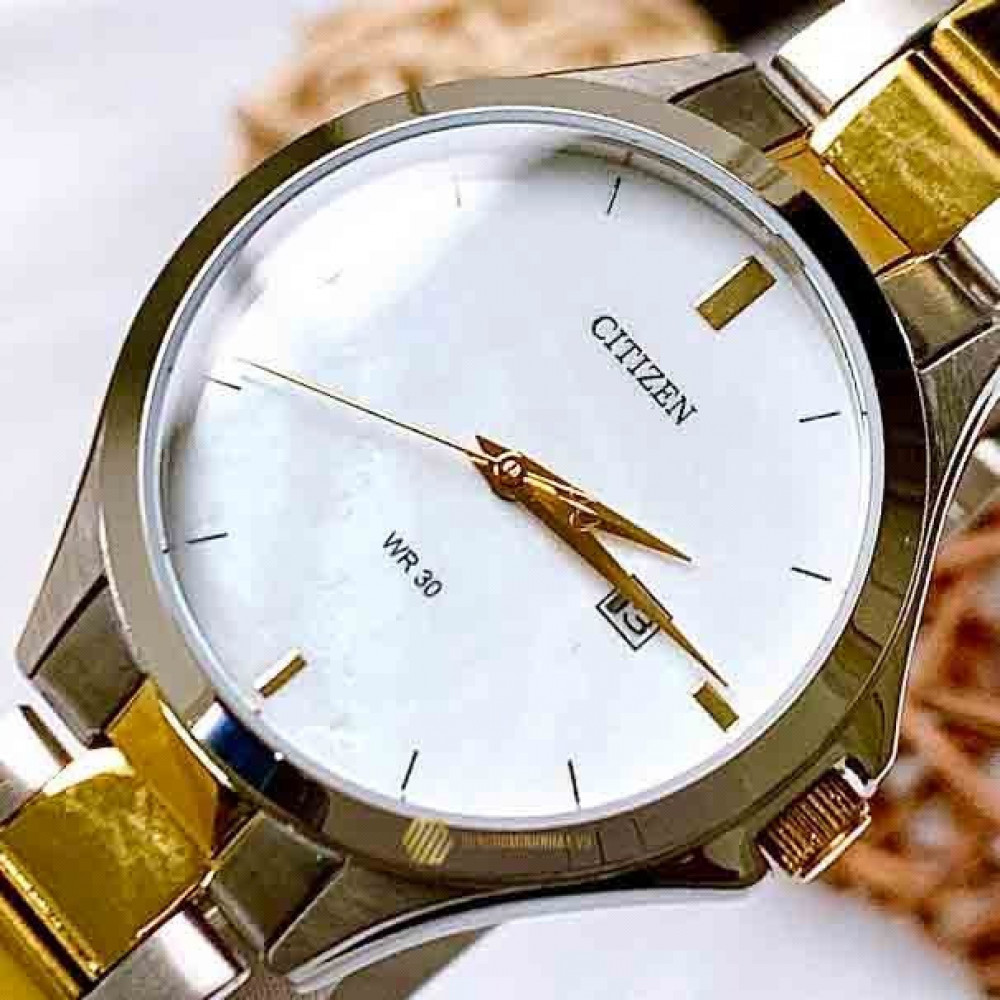 ساعة سيتزن اليابانية انالوج كوارتز ستانلس ستيل للنساء - hz0004-55d