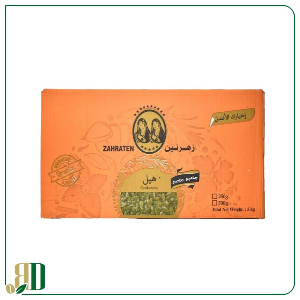 هيل امريكي زهرتين جامبو كرتون 20حبة