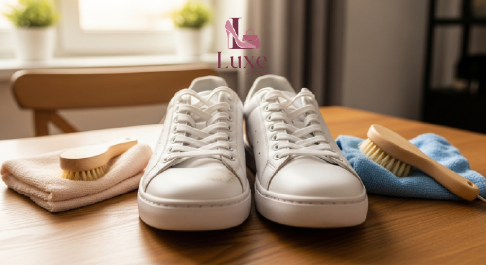 طرق تنظيف الاحذية البيضاء
