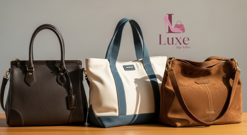 أنواع خامات الشنط