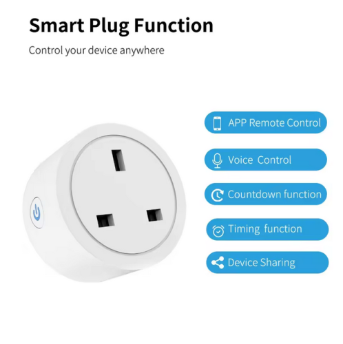 مقبس ذكي WiFi TUYA بقدرة 20A – توصيل UK