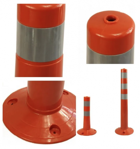 عمود TRAFFIC POST ALF ORANGE 1.15 MTR 6KG