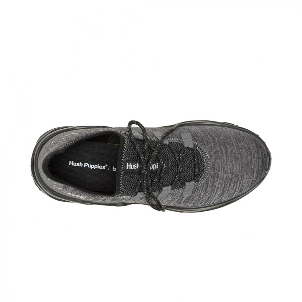 Hush puppies charge sneaker bold black for women Sports Kingdom