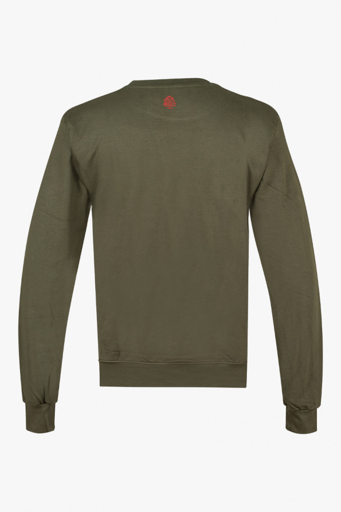 Cedro Crew Neck Sweatshirt 10 Army Sports Kingdom