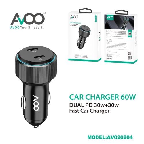 راس شاحن سيارة مخرجين بي دي 60 واط