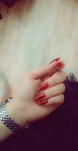 تركيب اظافر شفافه مع منكير