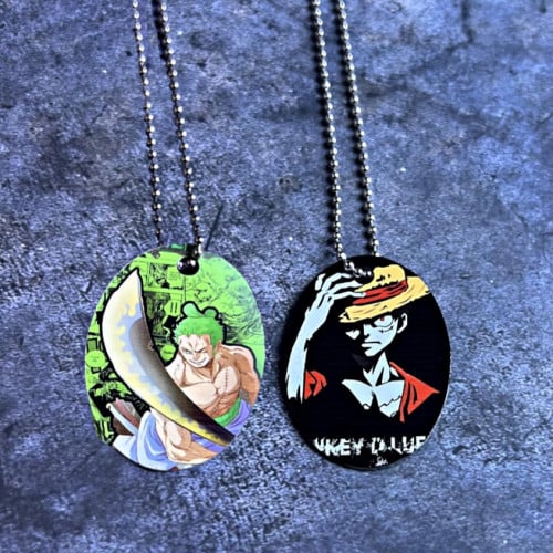 قلاده لوفي-زورو من الجهتين