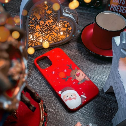 كفر ايفون احمر غزال الكريسماس