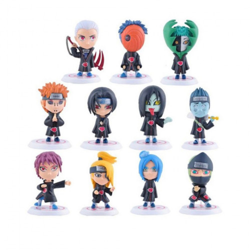 مجموعه مكونه من 11 مجسم لشخصيات نارتو
