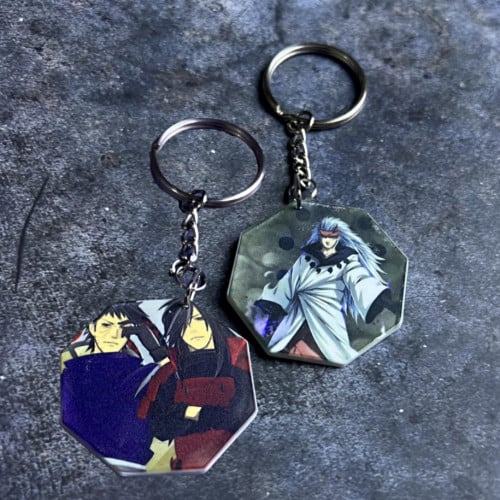 ميدالية مفاتيح اوبيتو-مادارا من الجهتين