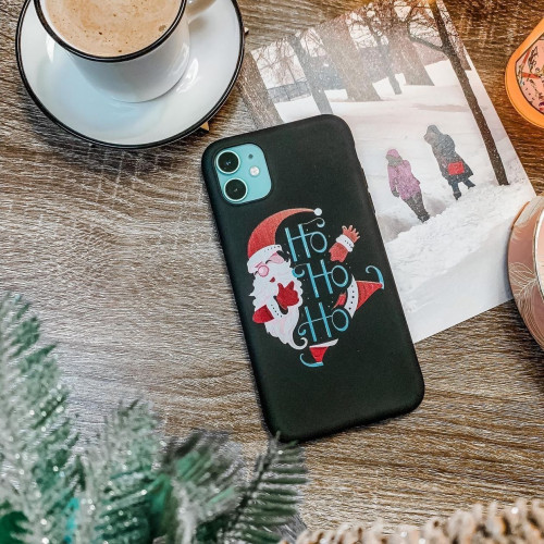 كفر ايفون اسود كريسماس سانتا