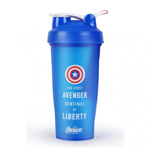 كوب لخفق البروتين على شكل كابتن امريكا