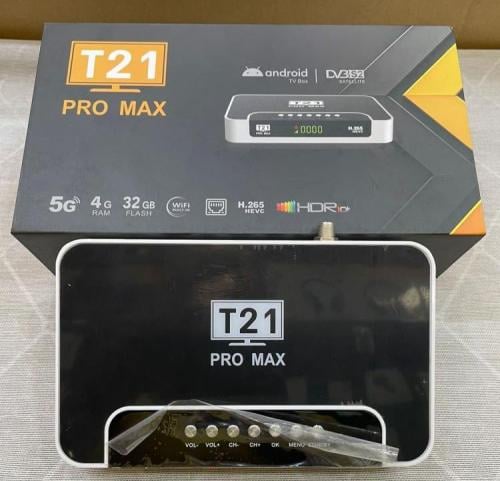 رسيفر T21 PROMAX اندرويد 5G 4K