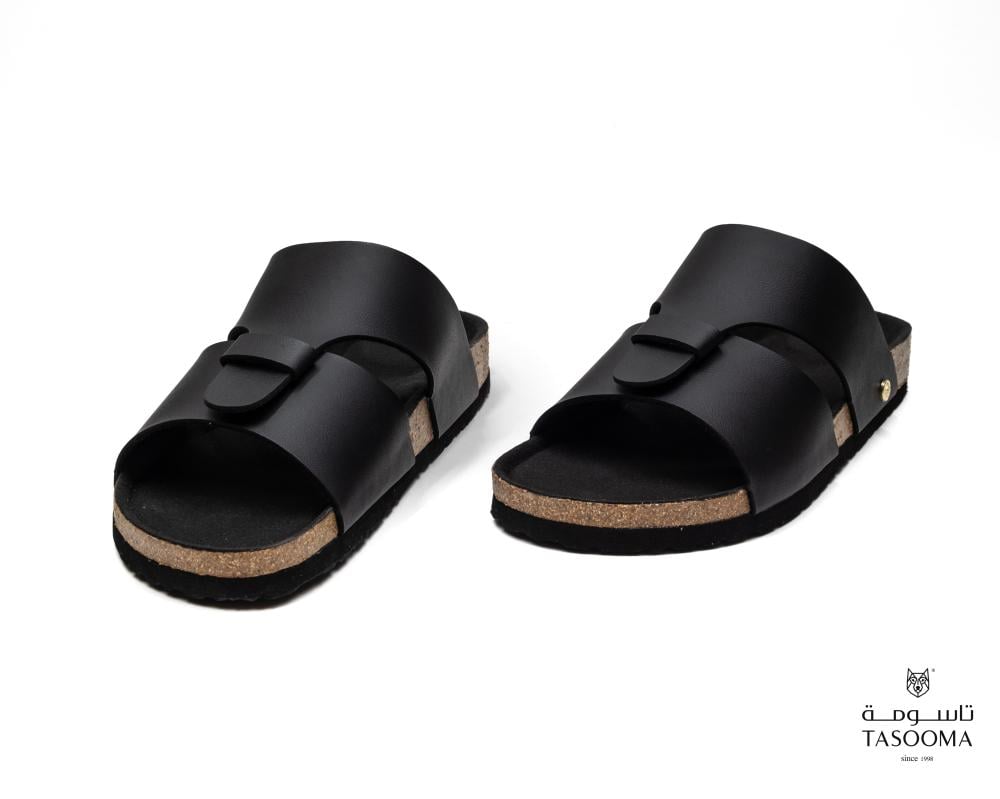 P نعال مريح  من تاسومة 25001 - BLACK
