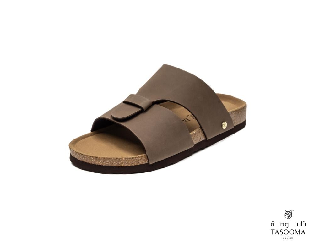 P نعال مريح  من تاسومة 25001 - BROWN