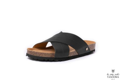P نعال اسباني من تاسومة 22017 / BLACK